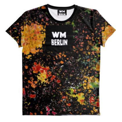 Fleurs pour vous:Jardin noir:Cut And Sew All Over Print T Shirt