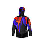 Desert Sky Hoodie: Black Orange Blue