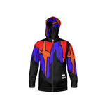 Desert Sky Hoodie: Black Orange Blue