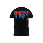 Desert Sky: Cut And Sew All Over Print T Shirt: Pink Orange Blue Black