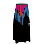 Desert Sky Skirt: Pink Orange Blue Black