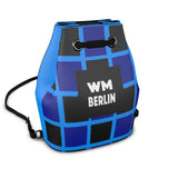 Carrés Couleur:Bucket Backpack:Blueberry Blue Black
