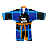 Carrés Couleur:Kimono: Blueberry Blue Black